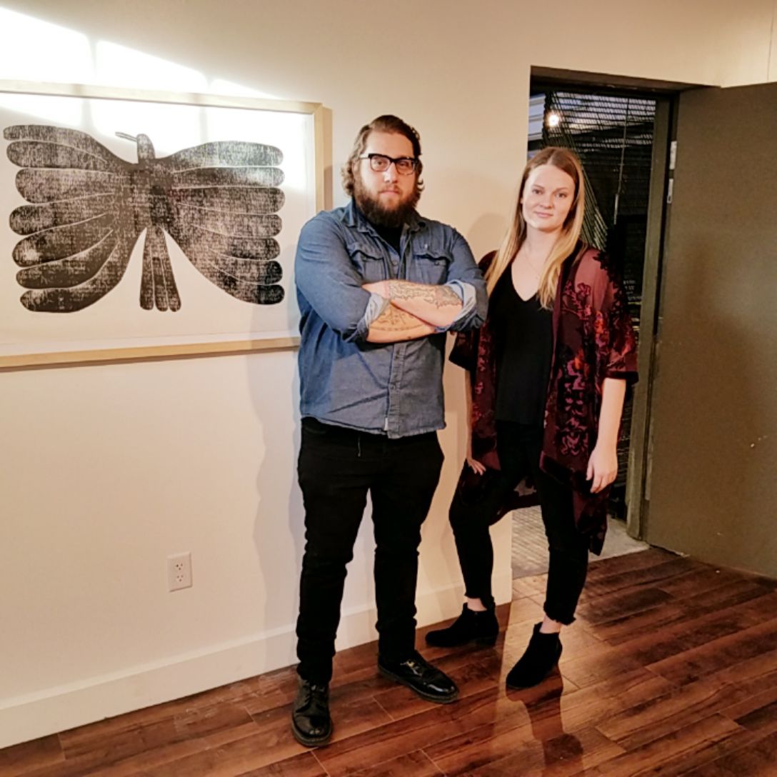 Dominic Senibaldi and Liz Wierzbicki